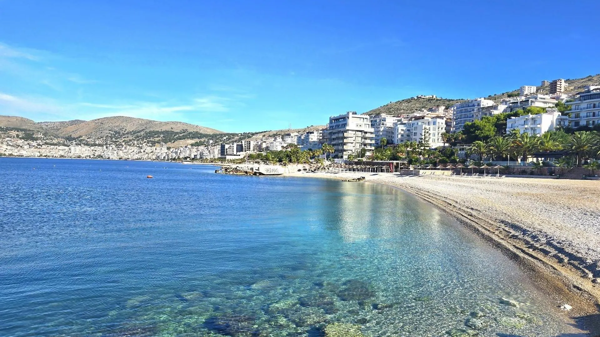 Scenic Stays With Space, Style & Simplicity Sarandë Apartmán
